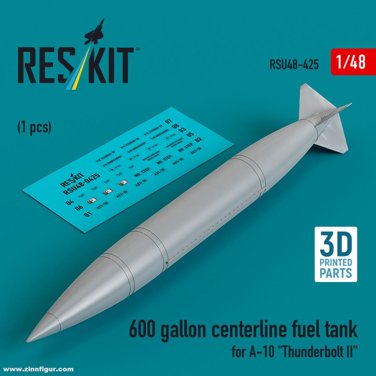 RES/KIT 600 Gallonen Tank für A-10 Thunderbolt II