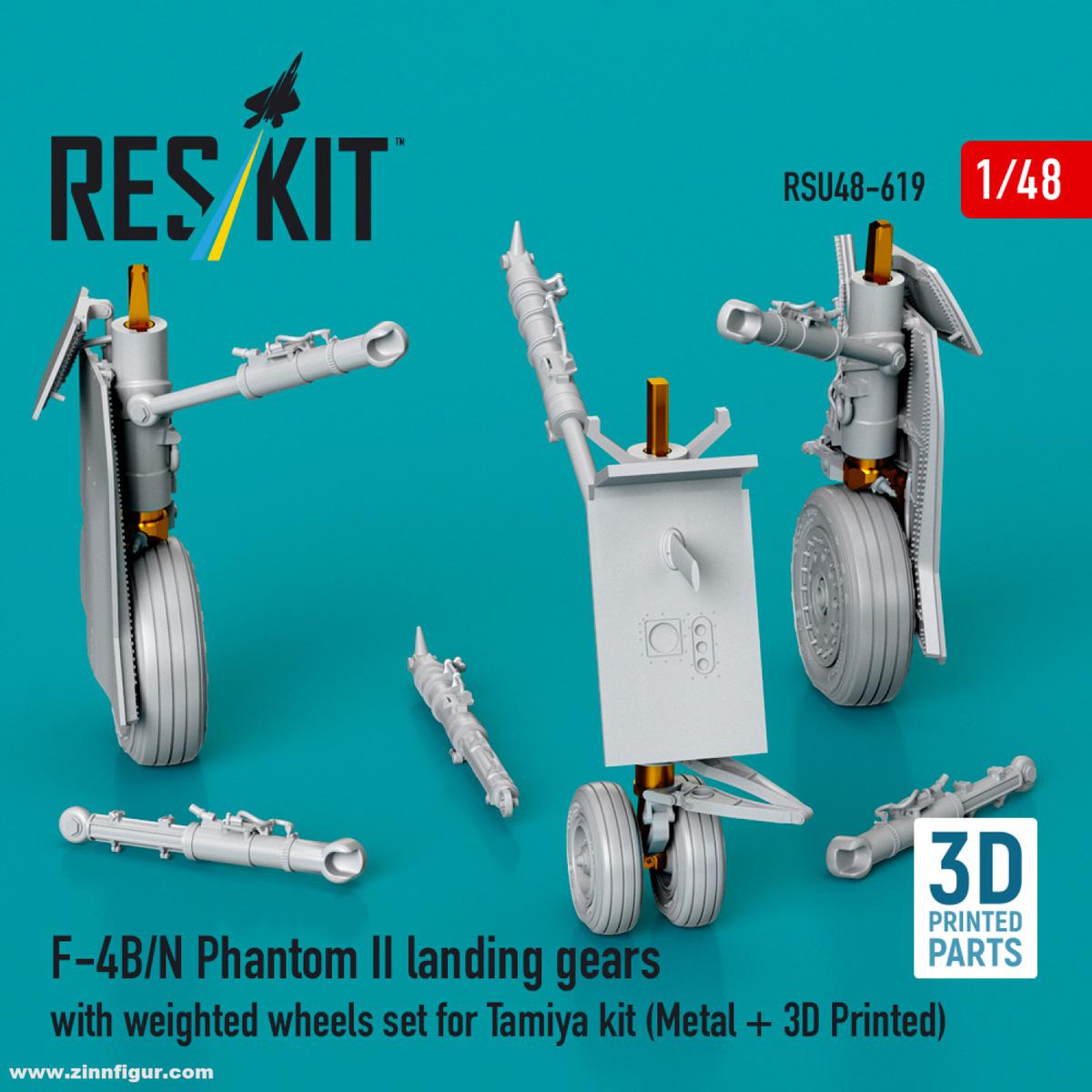 RES/KIT F-4B/N Phantom II Fahrwerk (Tamiya)