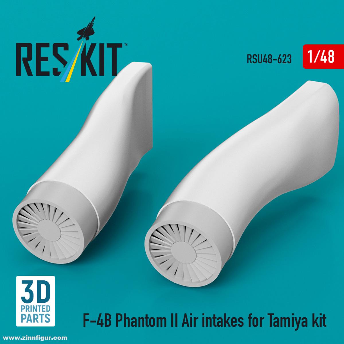 RES/KIT F-4B Phantom II Lufteinlässe (Tamiya)
