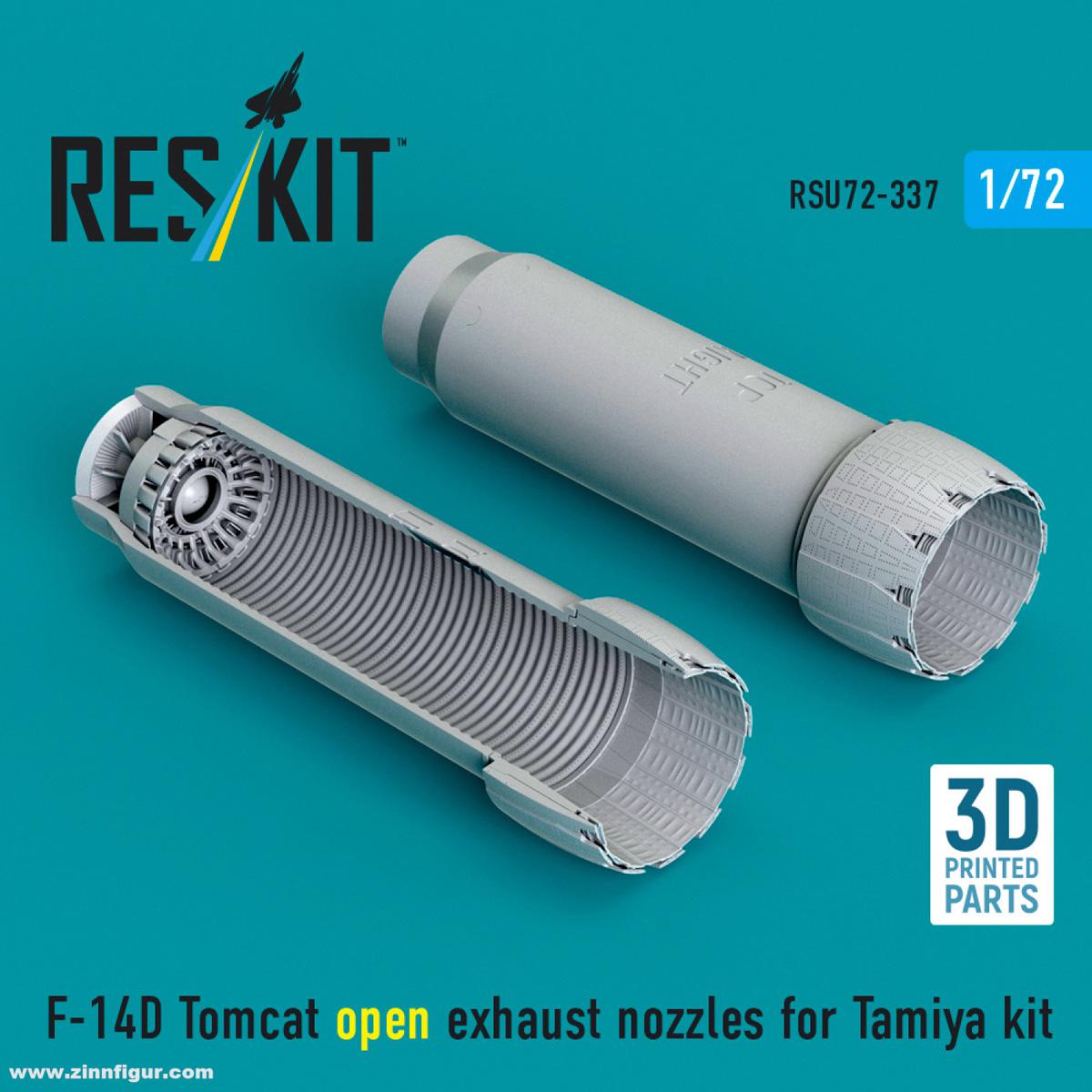 RES/KIT F-14D Tomcat Düsen (offen) (Tamiya)