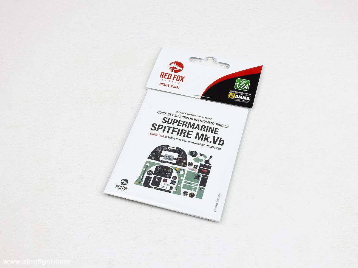 Red Fox Studio Spitfire Mk.Vb - 3D-Decal Innendetails (Trumpeter)