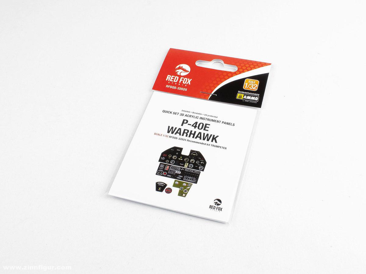 Red Fox Studio P-40E Warhawk Instrumente