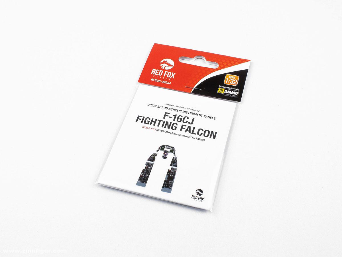 Red Fox Studio F-16CJ Fighting Falcon Instrumente
