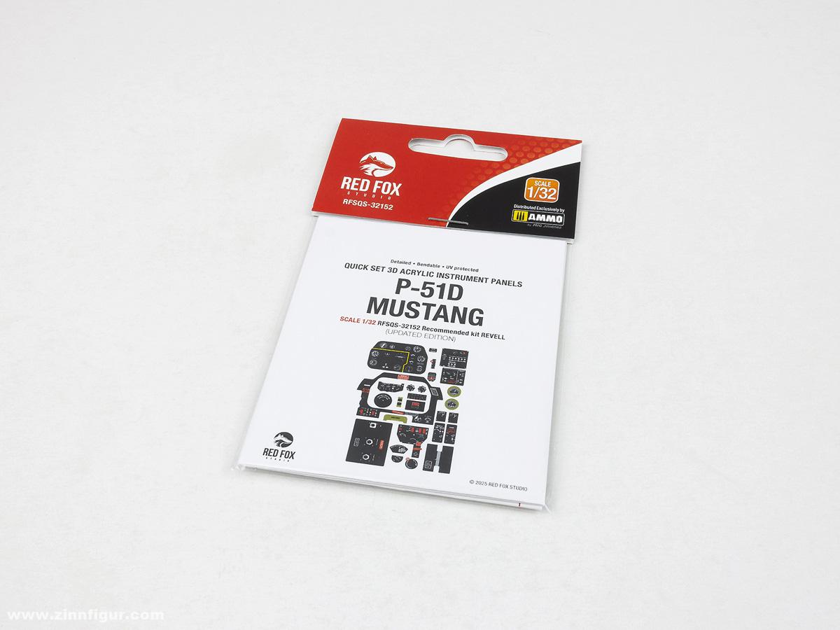Red Fox Studio P-51D Mustang Updated - 3D-Decal Innendetails (Revell)