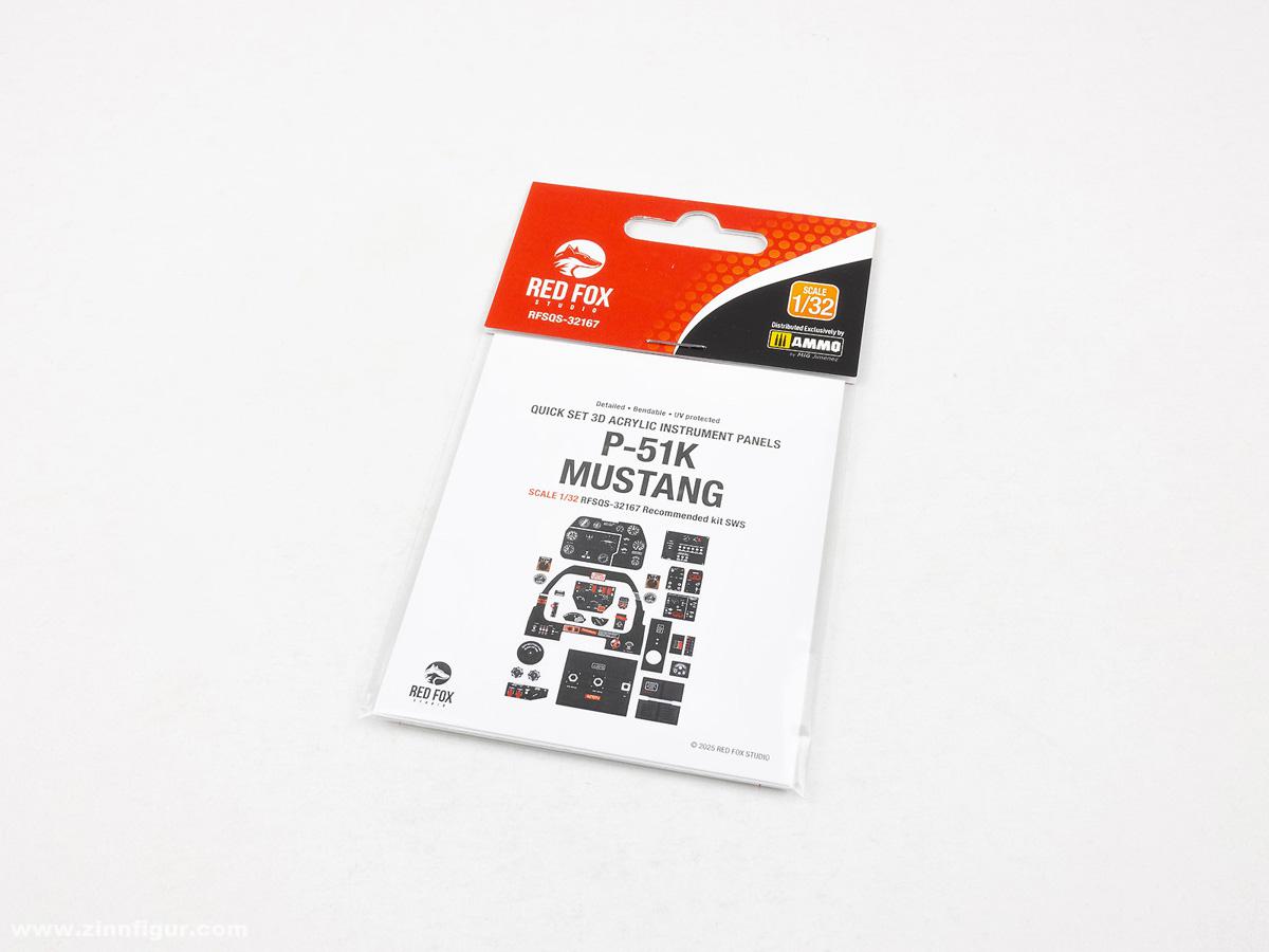 Red Fox Studio P-51K Mustang - 3D-Decal Innendetails (SWS)