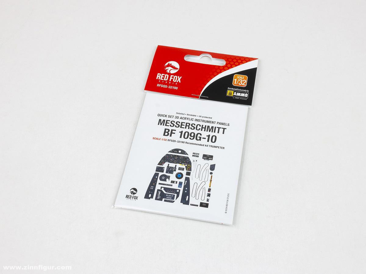 Red Fox Studio Bf 109G-10 - 3D-Decal Innendetails (Trumpeter)