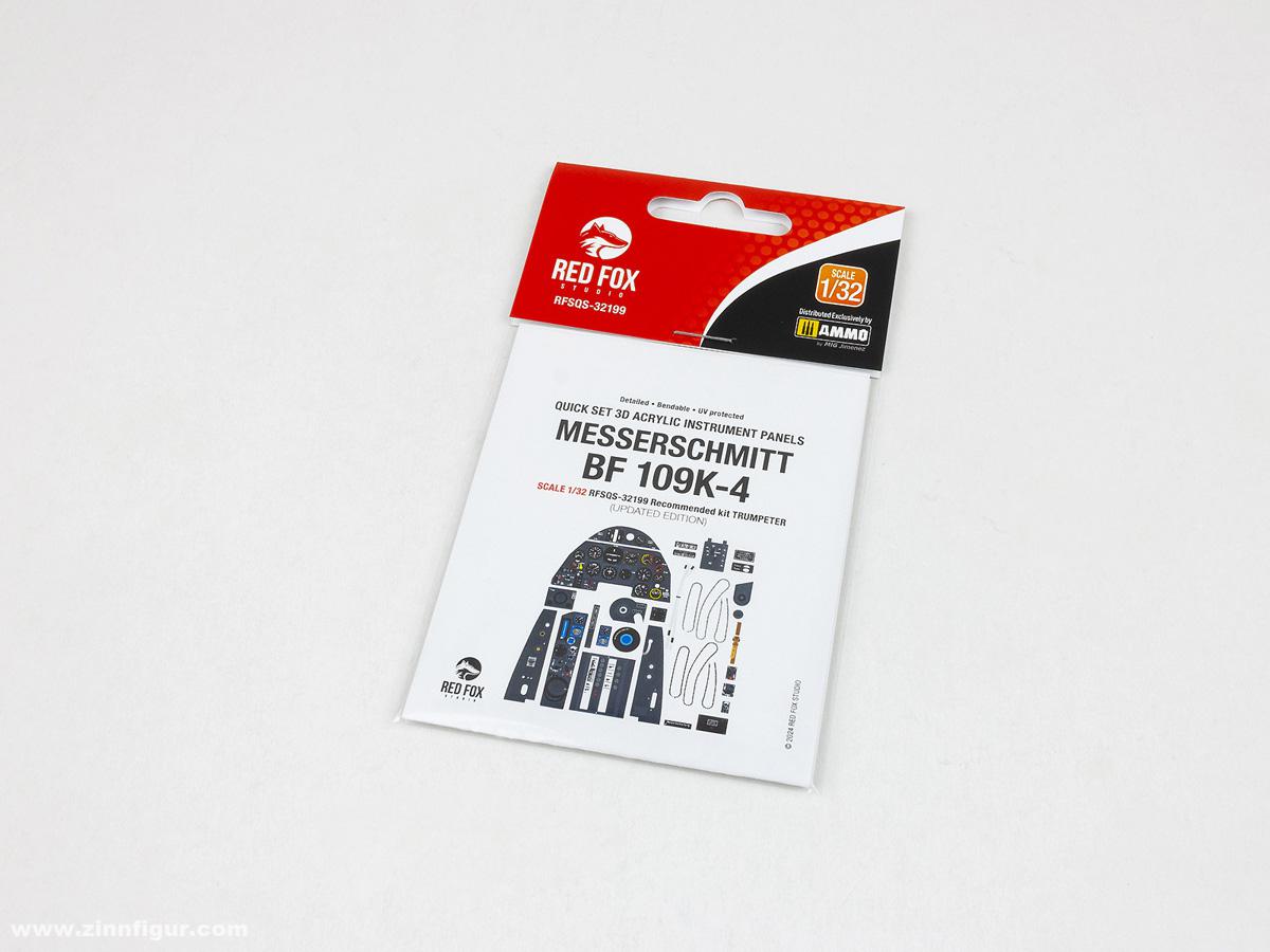 Red Fox Studio Bf 109K-4 Updated - 3D-Decal Innendetails (Trumpeter)