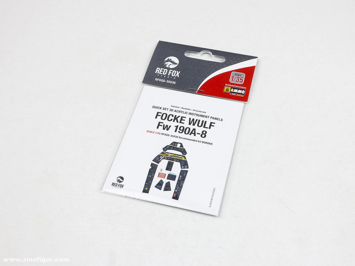 Red Fox Studio Fw 190A-8 mit WGr.21 - 3D-Decal Innendetails (Border)