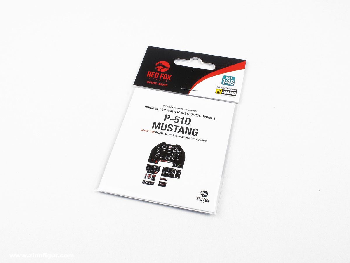 Red Fox Studio P-51D Mustang Instrumente