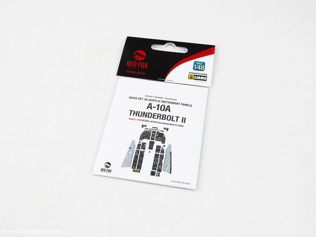 Red Fox Studio A-10A Thunderbolt II - 3D-Decal Innendetails (GWH)