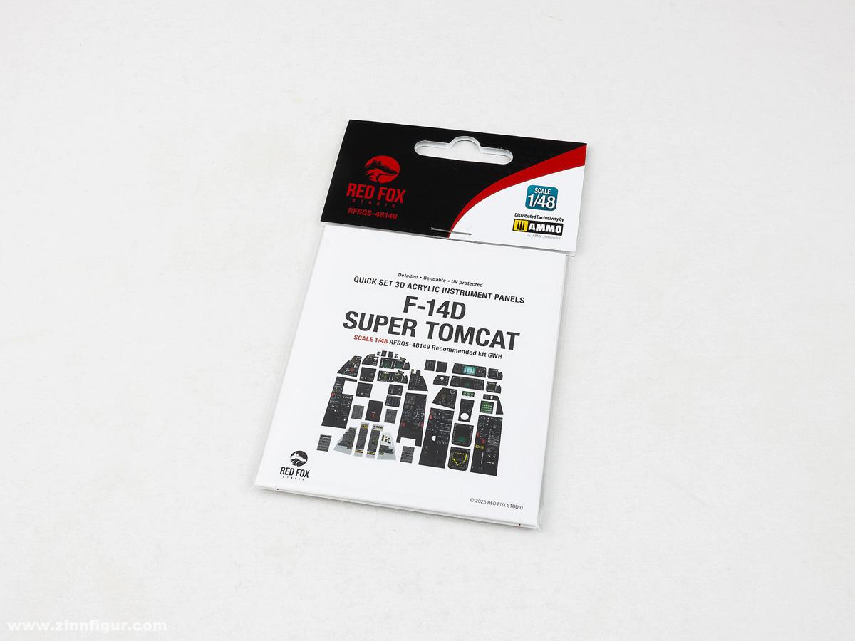 Red Fox Studio F-14D Super Tomcat - 3D-Decal Innendetails (GWH)