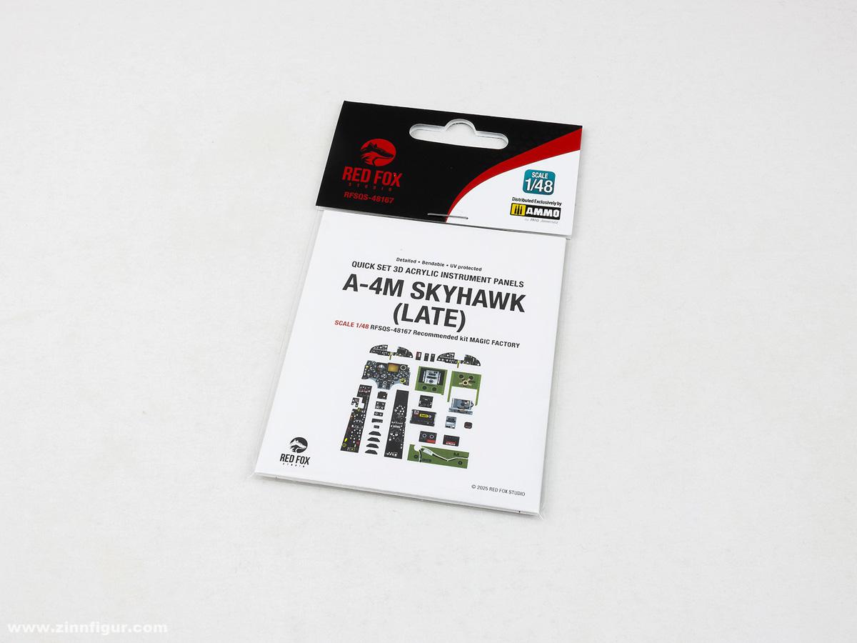 Red Fox Studio A-4M Skyhawk spät - 3D-Decal Innendetails (Magic Factory)