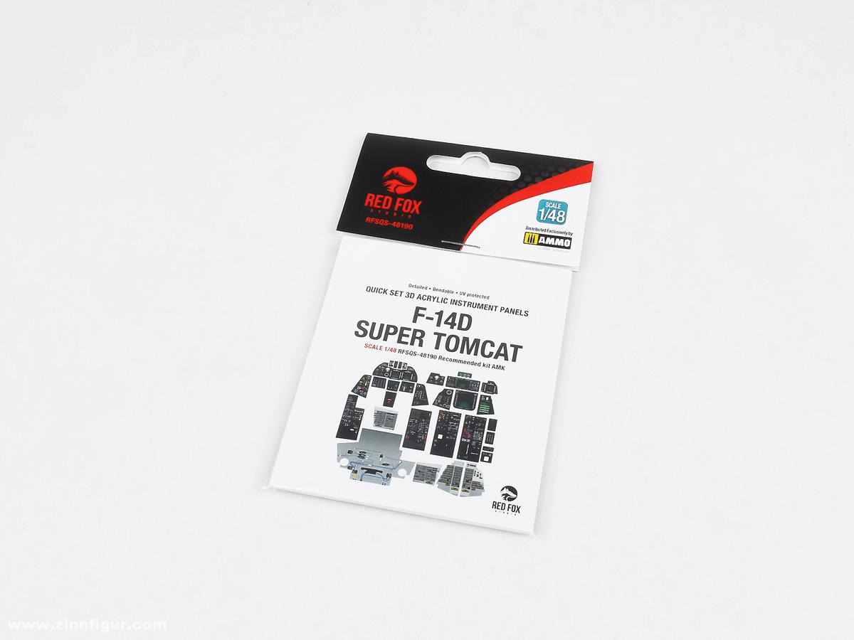 Red Fox Studio F-14D Super Tomcat - 3D-Decal Innendetails