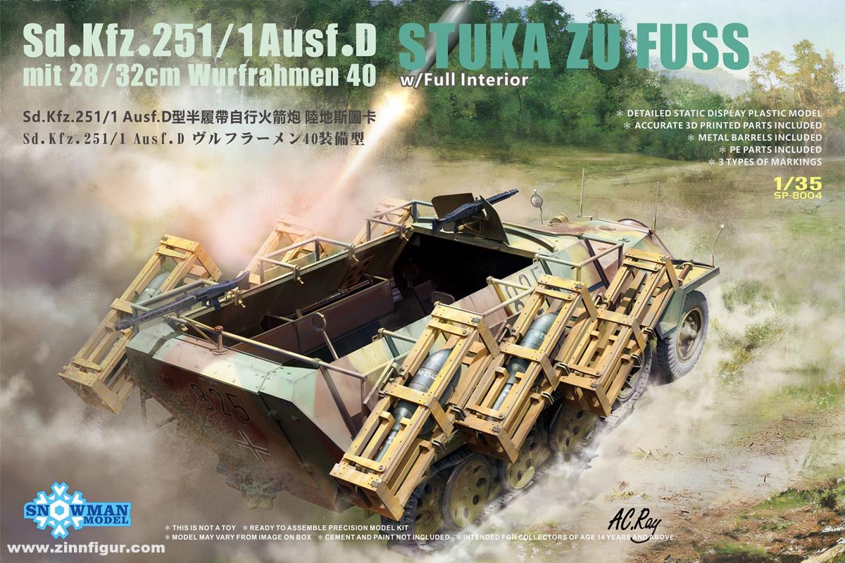 Snowman Model Sd.Kfz.251/1 Ausf.D Stuka zu Fuß