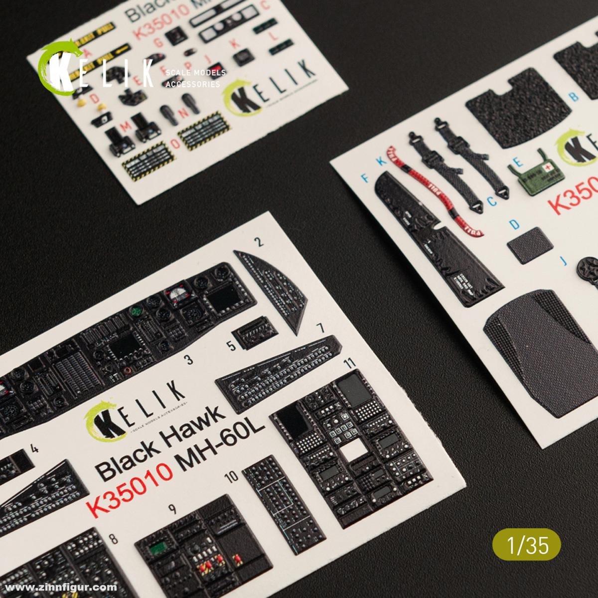 Kelik MH-60L Black Hawk - 3D-Decal Innendetails
