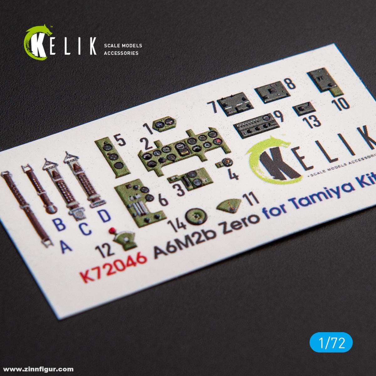 Kelik A6M2b Zero - 3D-Decal Innendetails
