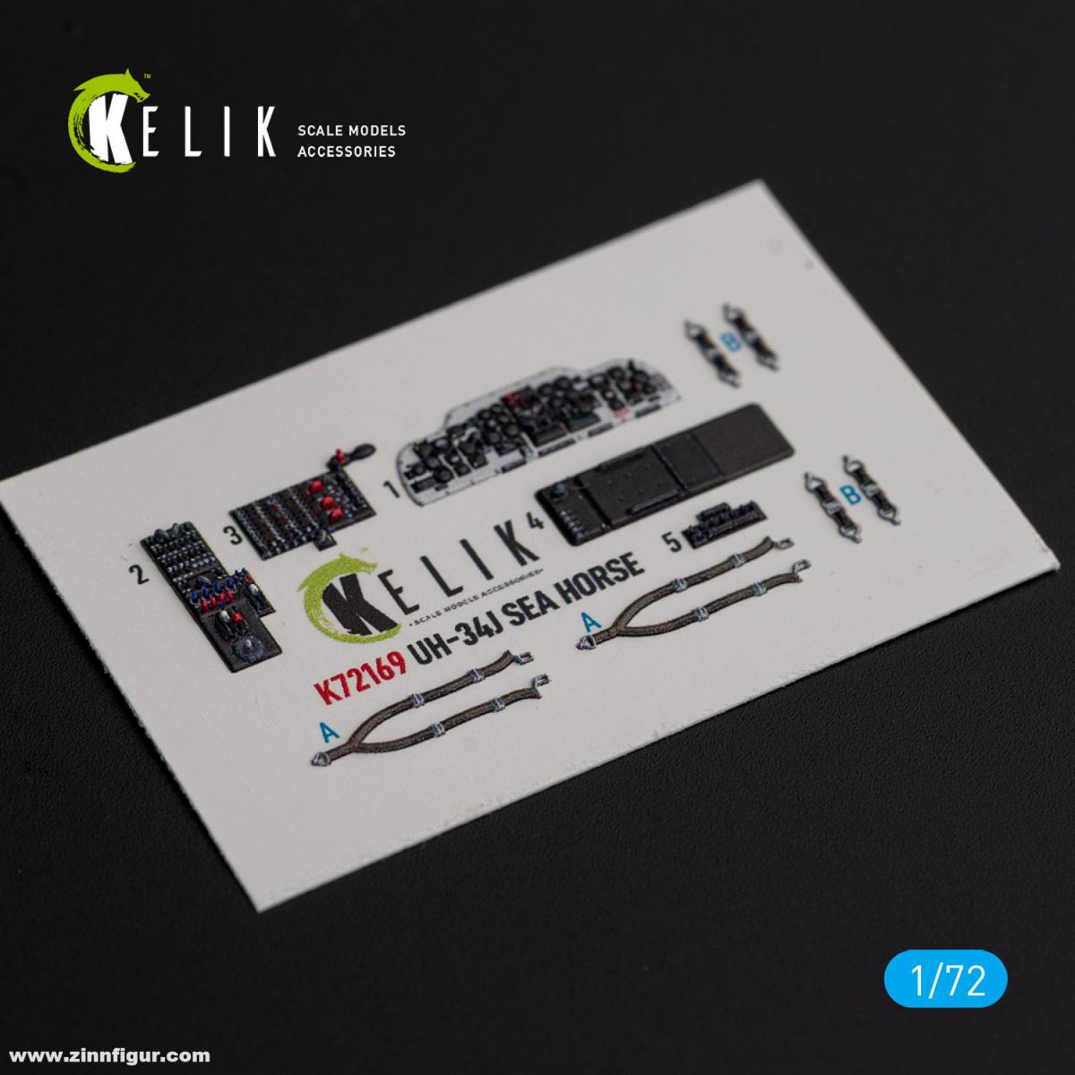 Kelik UH-34J Sea Horse - 3D-Decal Innendetails