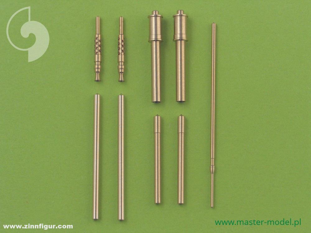 Master Model Fw 190 A6 Bewaffnung (MG 17 Spitzen, MG 151 Läufe, MG 151 Verkleidung) & Pitotrohr