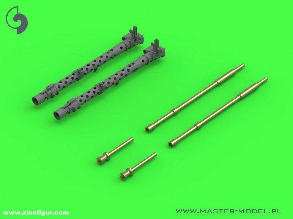 Master Model MG-34 (7,92mm) Läufe mit gebohrten Kühlmänteln für Infanterie und frühe Panzer