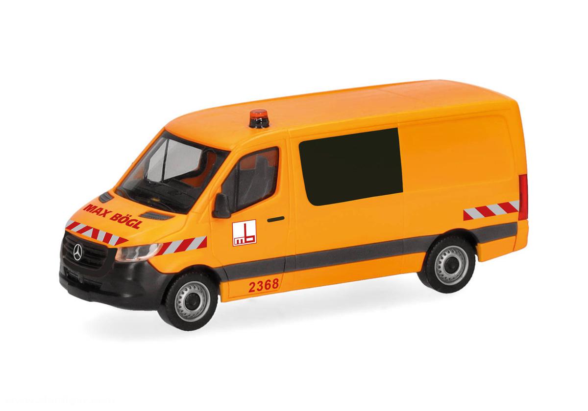 HERPA Miniaturmodelle MB Sprinter '18 Halbbus Flachdach 'Max Bögl'