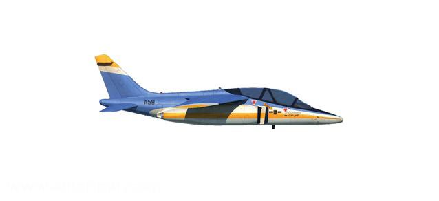HERPA Miniaturmodelle Lockheed Alpha Jet - U.S. Navy VTX-TS Competition - A58
