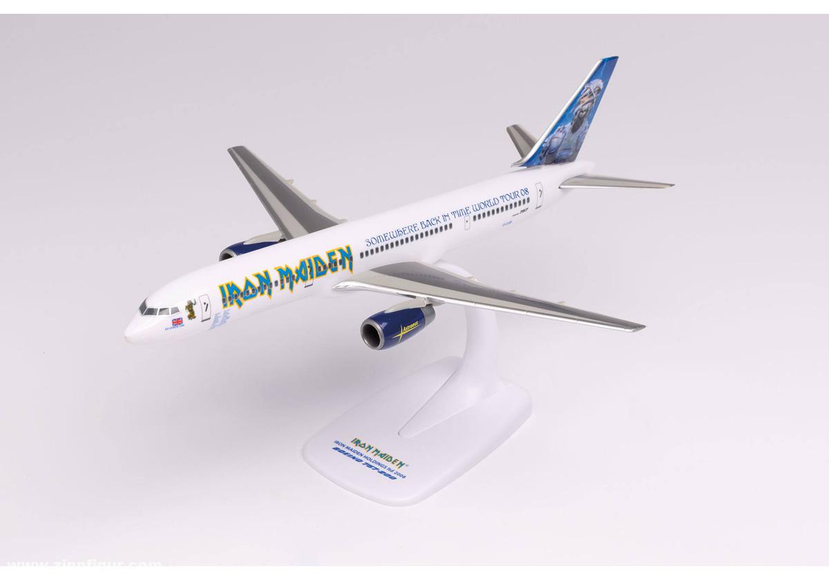 HERPA Miniaturmodelle Iron Maiden (Astraeus) Boeing 757-200 'Ed Force One' - Somewhere Back in Time World Tour 2008 - G-OJIB