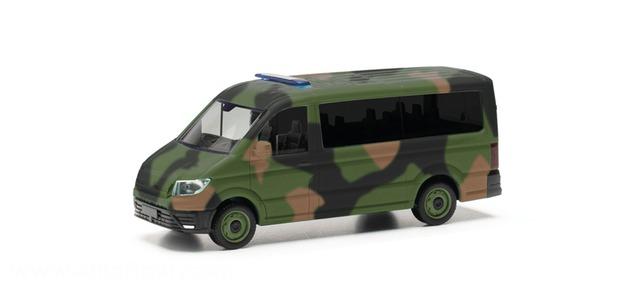 HERPA Miniaturmodelle MAN TGE Bus Flachdach 'Rheinmetall/Bundeswehr'