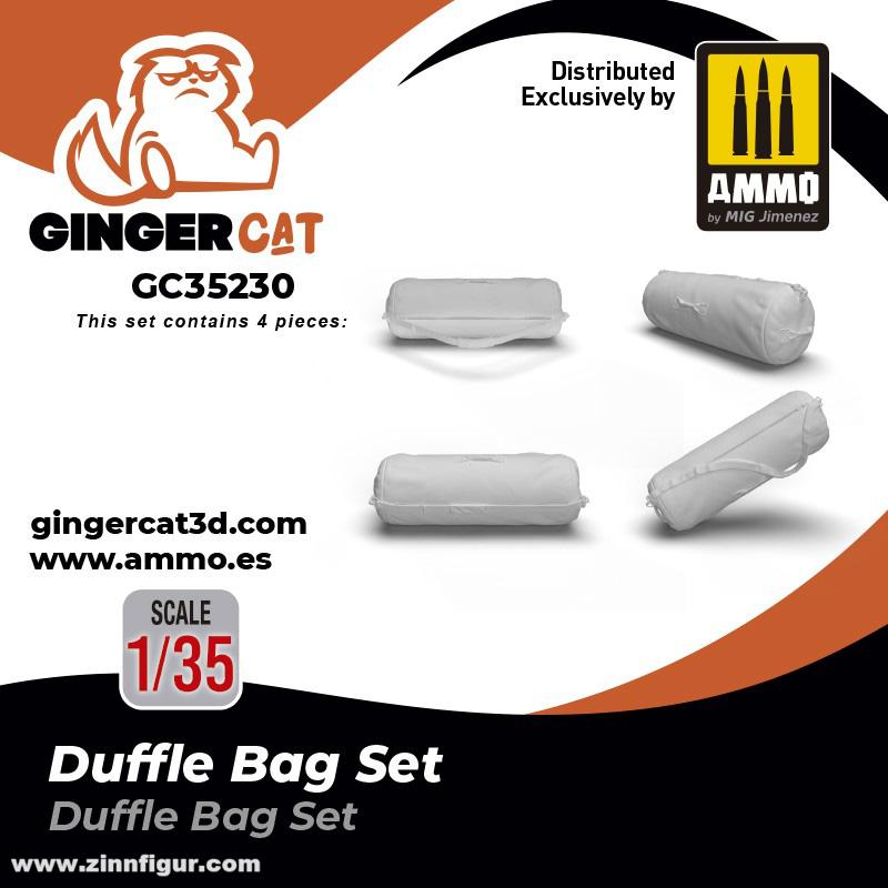 Ginger Cat Duffle Bag Set