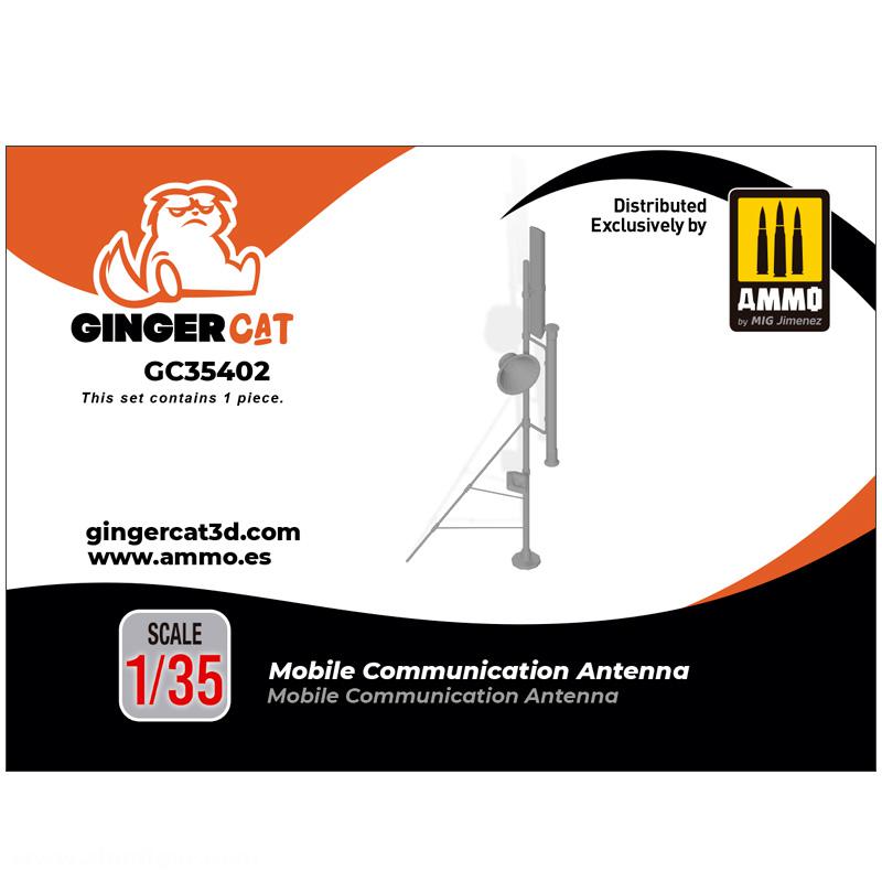 Ginger Cat 1/35 Mobile Kommunikationsantenne (1 Stück)