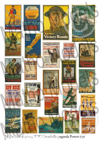Kanadische Propaganda-Plakate - 1. Weltkrieg