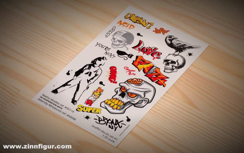 Graffiti Decals Set 1