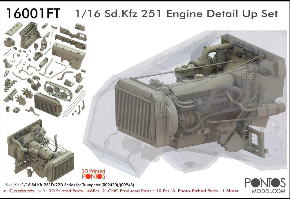 Sd.Kfz.251 Motor Detailset