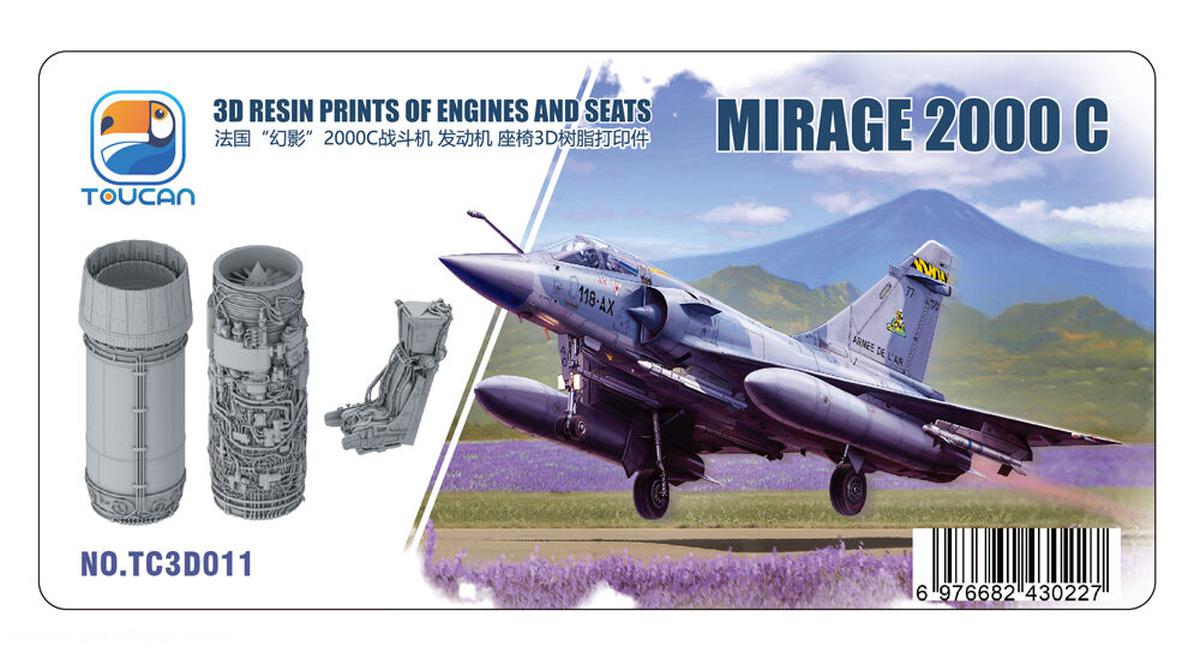 Mirage 2000 C Düsen und Sitz