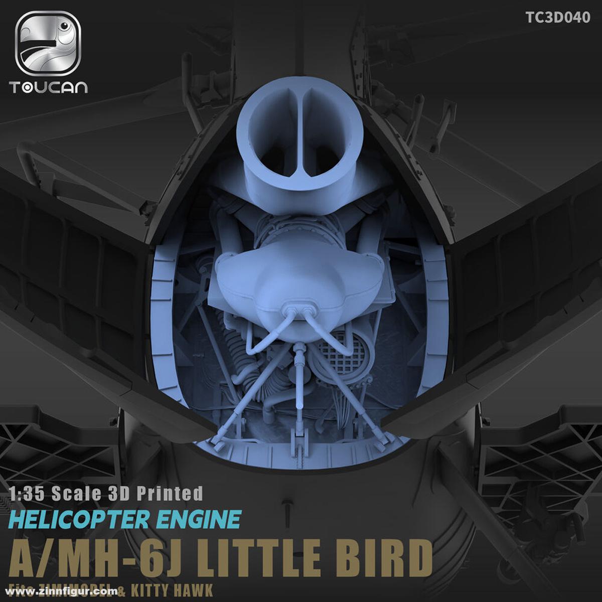 MH-6J Little Bird Helikopter-Triebwerk (Zimi/Kitty Hawk)