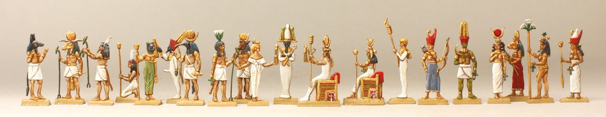 Berliner Zinnfiguren Gottheiten des alten Ägyptens