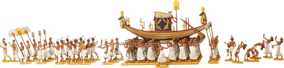 Berliner Zinnfiguren Ägyptische Prozession