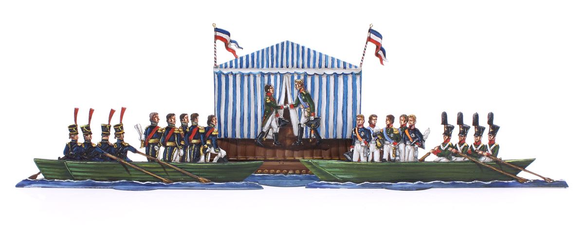 Berliner Zinnfiguren Frieden von Tilsit