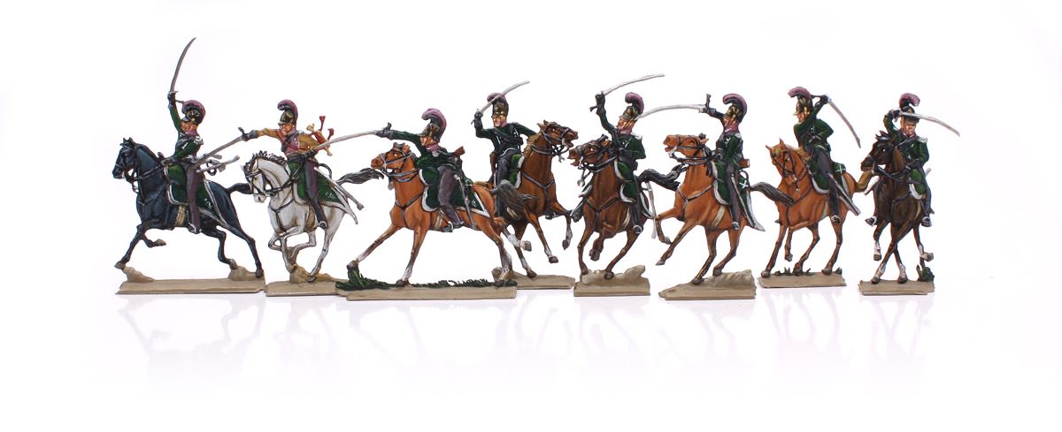 Thomas Seele Zinnfiguren Jäger zu Pferd, Regiment König