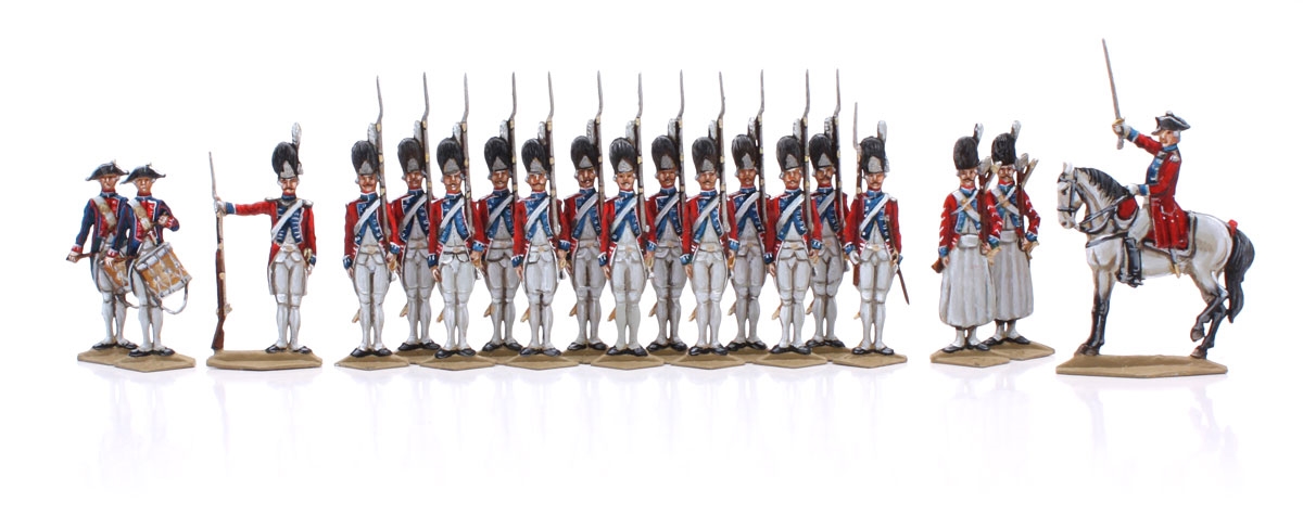 Berliner Zinnfiguren Schweizer Garde Ludwig XV