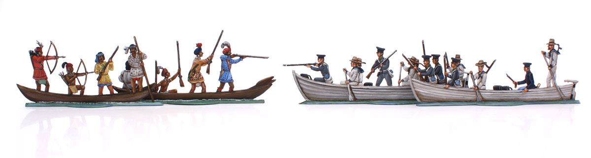 Michael Behring Seminolen im Kampf mit US Marineinfanterie