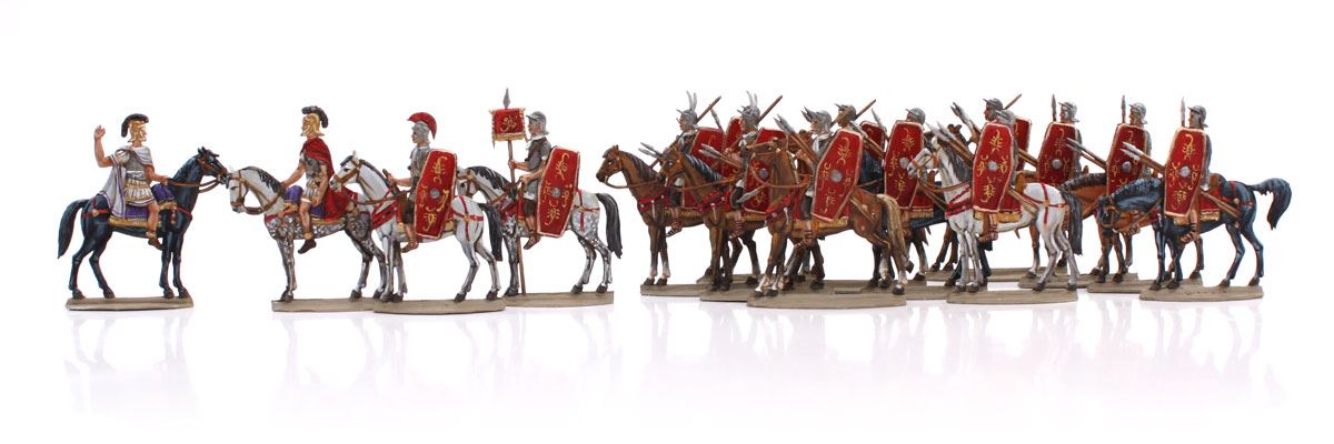 Thomas Seele Zinnfiguren Prätorianergarde zu Pferd