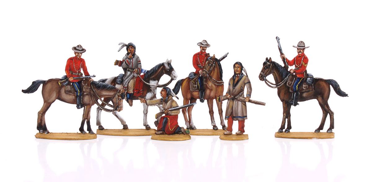 Michael Behring Kanadische Mounties auf Patrouille um 1880