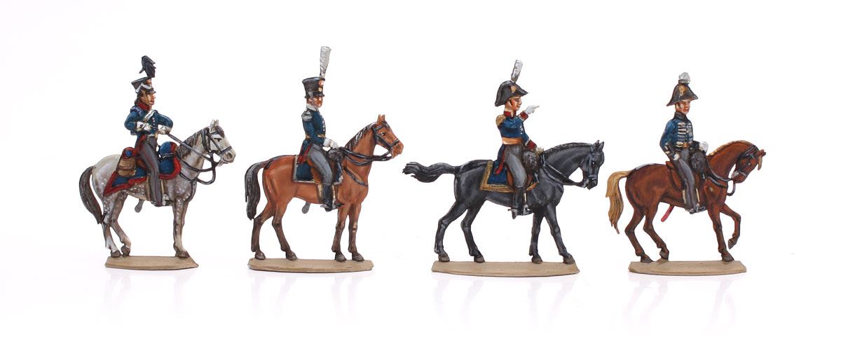 Thomas Seele Zinnfiguren Prinz von Oranien und sein Stab