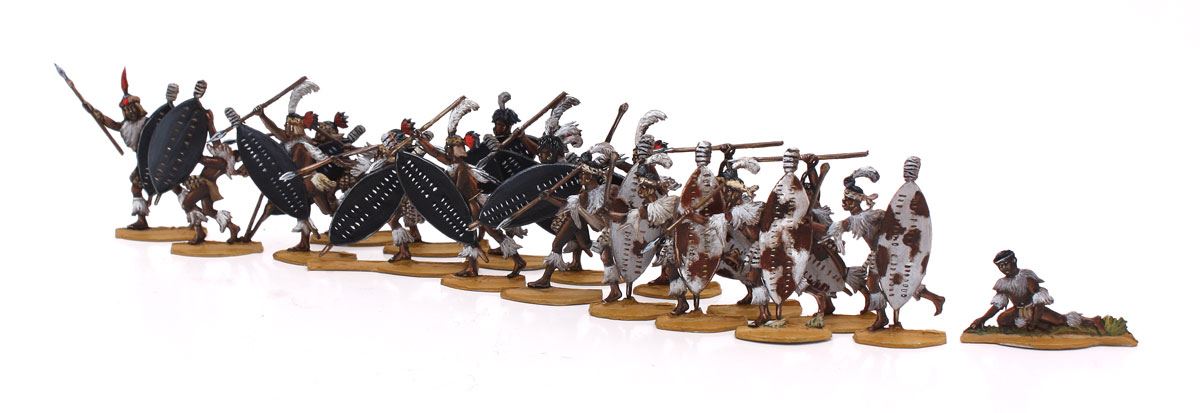 Michael Behring Zulus im Angriff