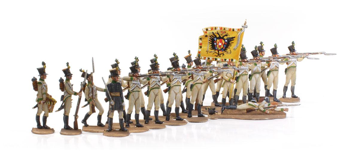 Thomas Seele Zinnfiguren Füsiliere feuernd