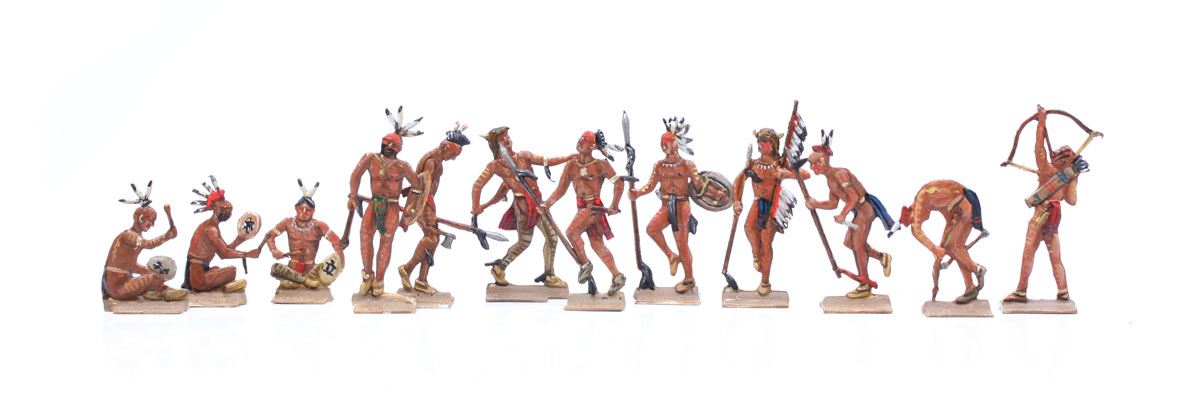 Berliner Zinnfiguren Indianertanz