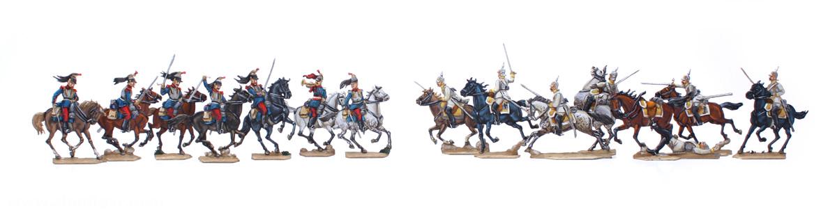 Privatoffizin Rainer Herfurth Preussische und französische Kürassiere im Reiterkampf bei Mars-la-Tour am 16.8.1870