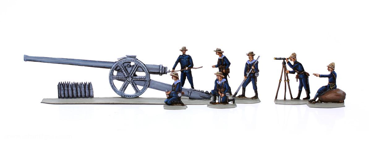 Michael Behring Britische Marineartillerie - um 1880