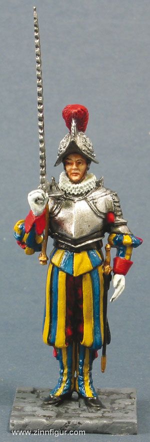 Art Girona Schweizergarde Sergeant mit Schwert rechts