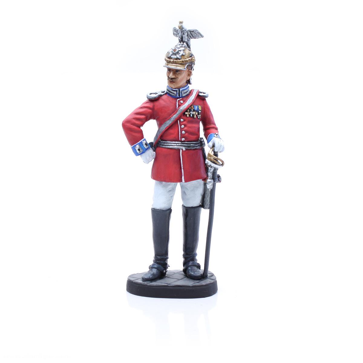 Sieland Offizier in Gala-Uniform - Garde Kürassier Regiment - Preußen 1900-14